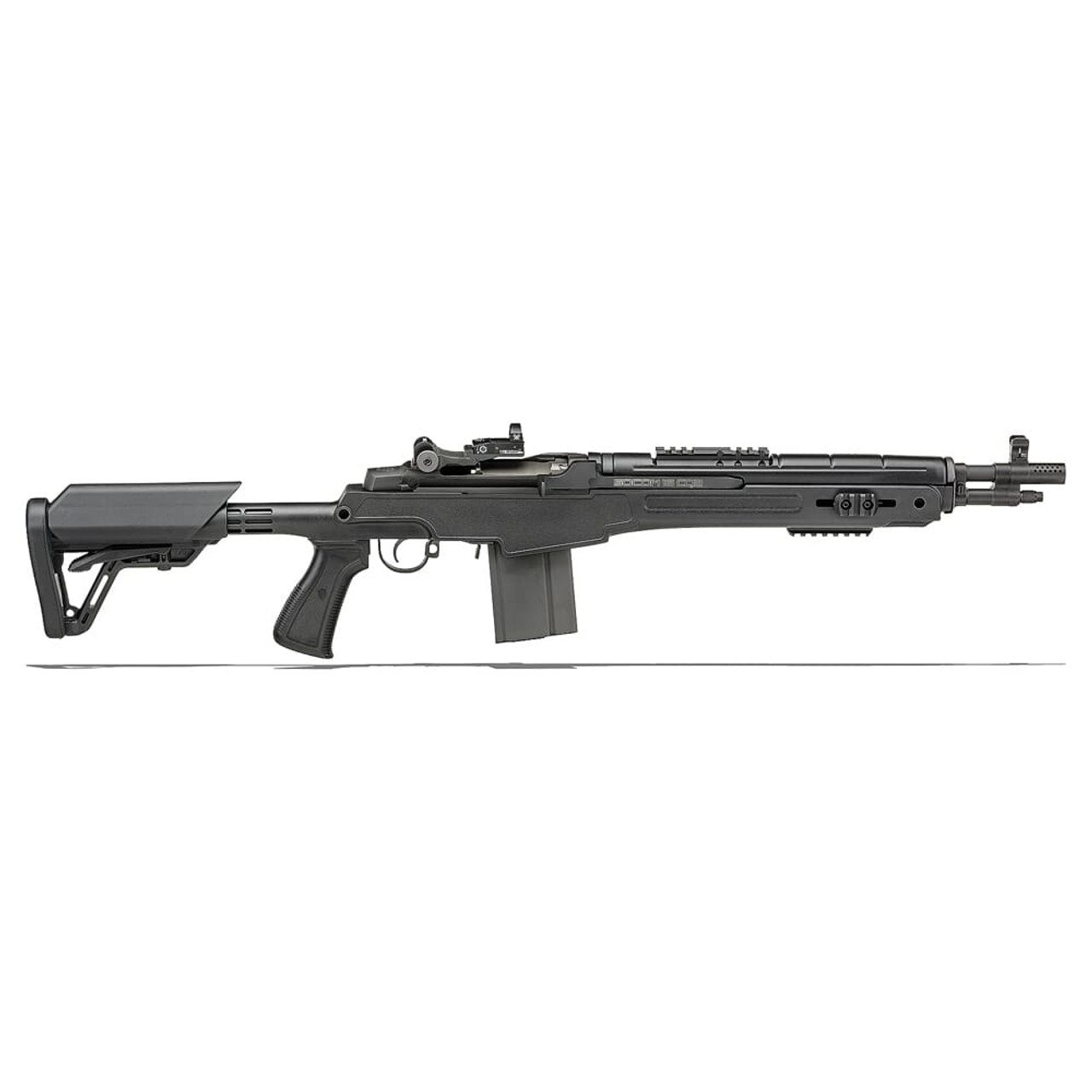 Springfield Armory M1A 7.62mm Socom Black Cqb Composite Stock W/Vortex Venom Sight & Sa Base, Carbon Barrel Rifle AA9611PK