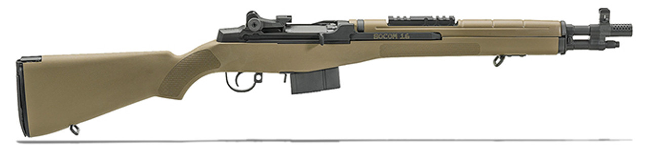 Springfield Armory M1A 7.62mm Socom Flat Dark Earth Composite Stock, Carbon Barrel Rifle AA9620