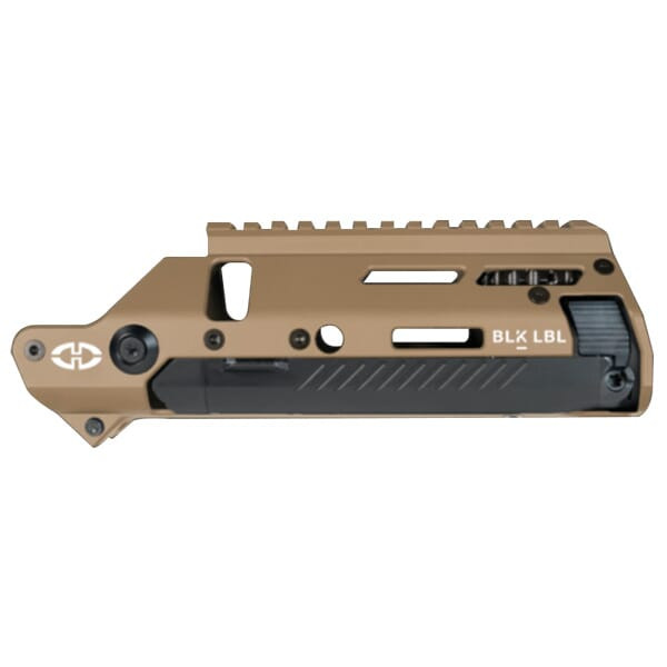 Desert Tech MDR/MDRX ALX 16" Handguard FDE w/Integrated BLK LBL 6-9" Bipod ACC0227-F