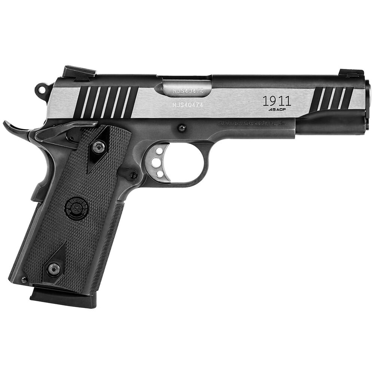 Taurus PT1911 .45 ACP Bk/Duo 5" Pistol w/(2)8rd Mags 1-191101DT