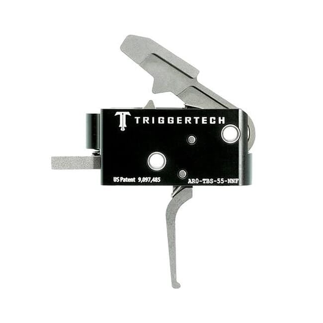 TriggerTech AR15 Combat Flat SS/Blk Two Stage Trigger AR0-TBS-55-NNF