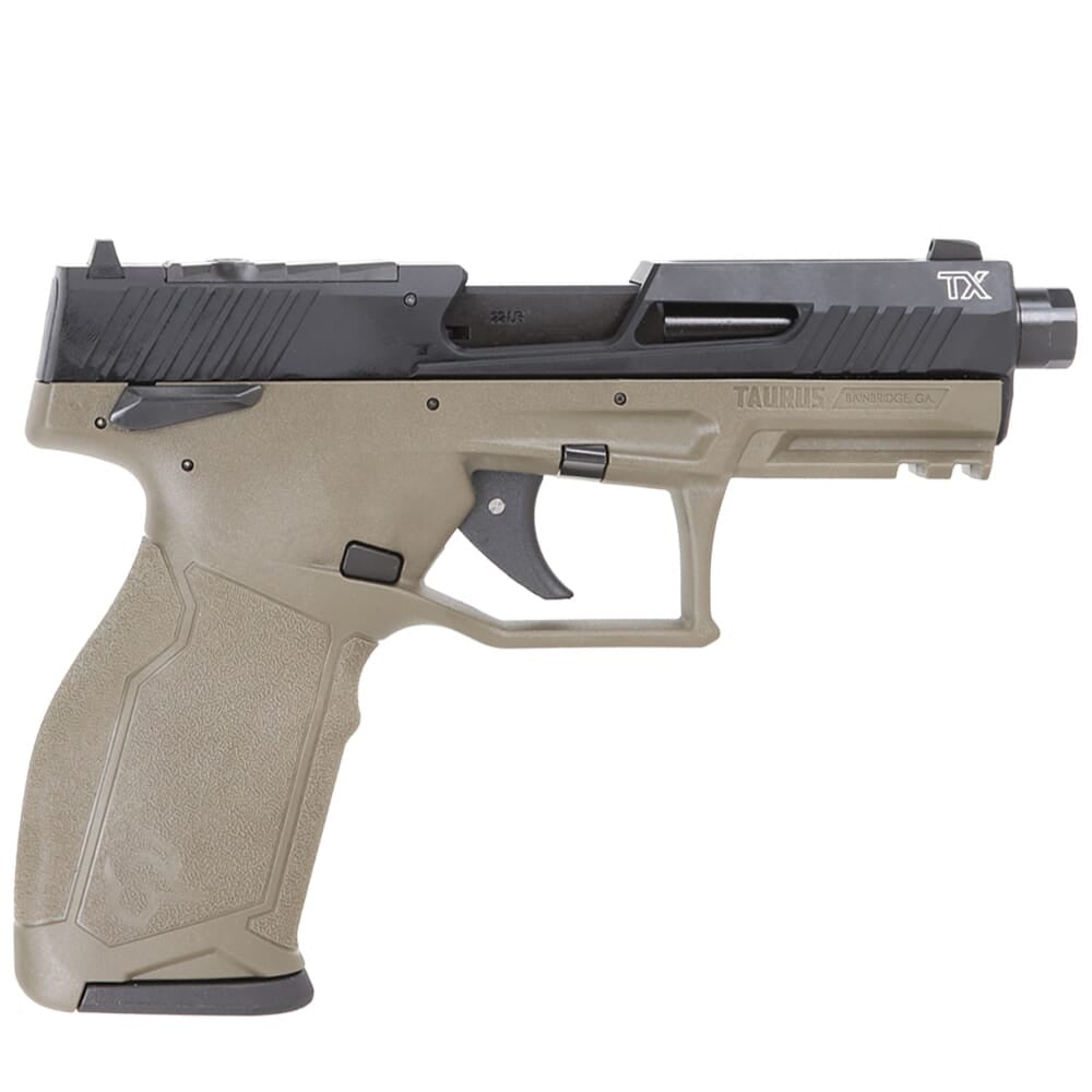 Taurus 2TX22 .22 LR 4.1" ODG/BK TORO Pistol w/(1) 16rd Mag & (1) 22rd 1-2TX22P141O