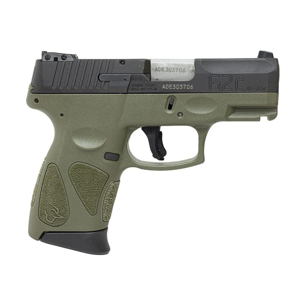 Taurus G2C .40 S&W OD Green/Black 3.26" Pistol w/(2) 10rd Mags 1-G2C4031-10O