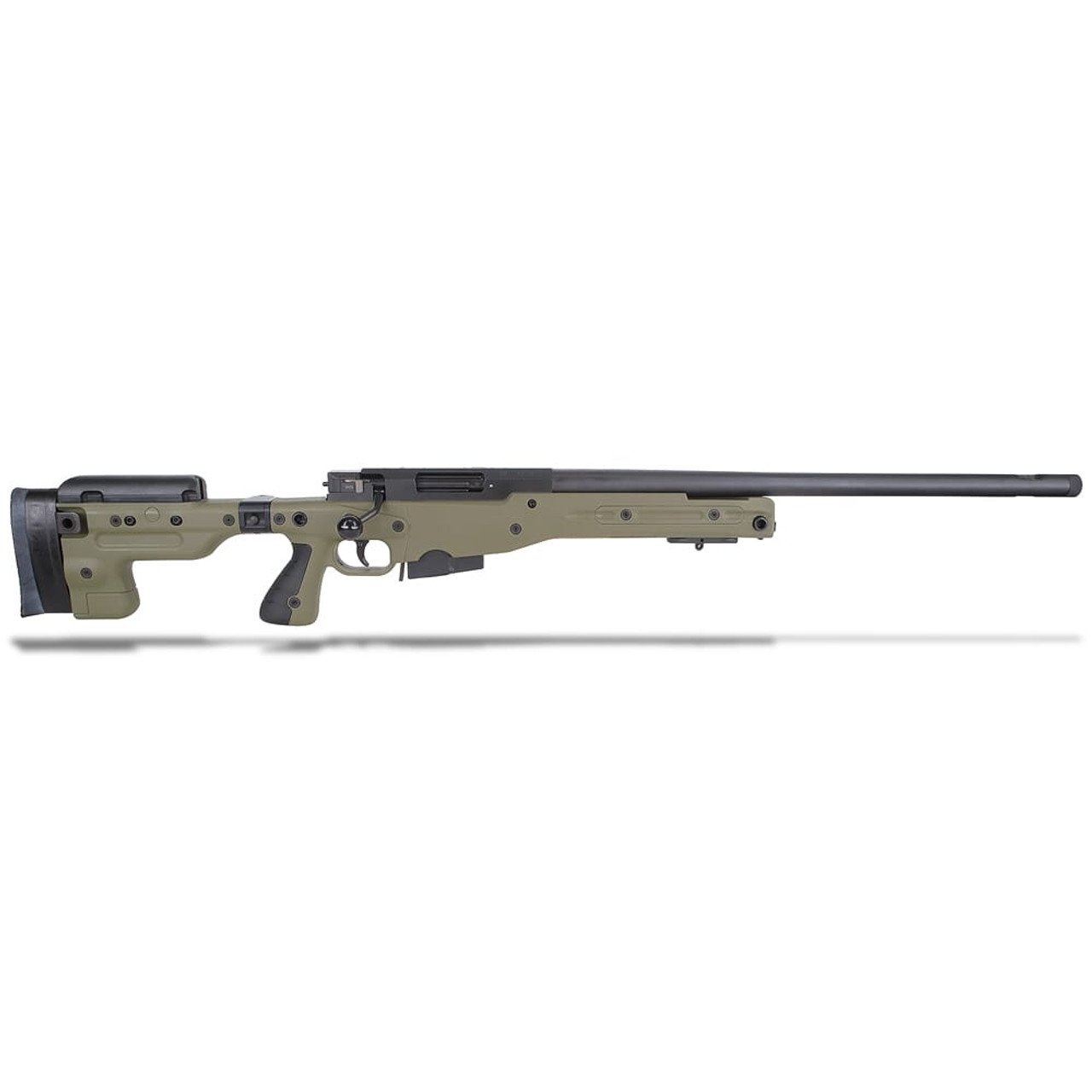 Accuracy International AT 6.5 Creedmoor 24" Threaded Sage Green Rifle w/Folding Stock ATR6524FOGR