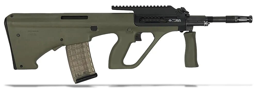 Steyr AUG A3 M1 5.56/223 Rem 16" Green Stock NATO Semi-Auto Extended Rail Rifle AUGM1GRNNATOL2