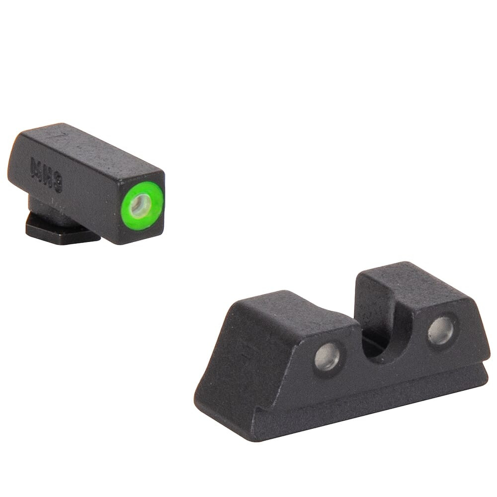 Meprolight Hyper-Bright Glock 42, 43, 43X, 48 Yellow Ring/Green