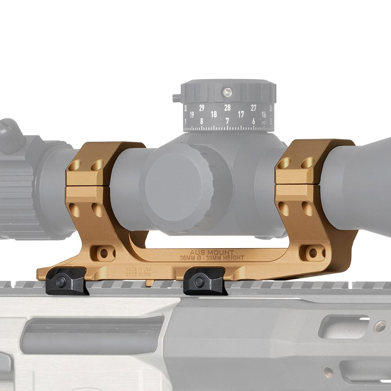 Reptilia AUS 35mm 1.54" FDE Anodized Scope Mount 100-158