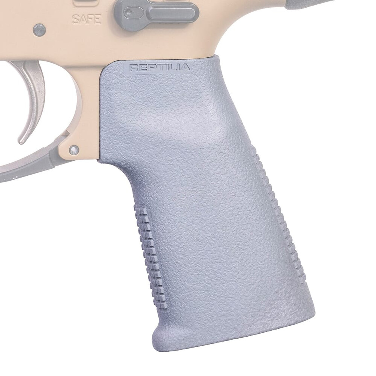 Reptilia CQG SANS "BEAVER TAIL" Grey Pistol Grip 100-181