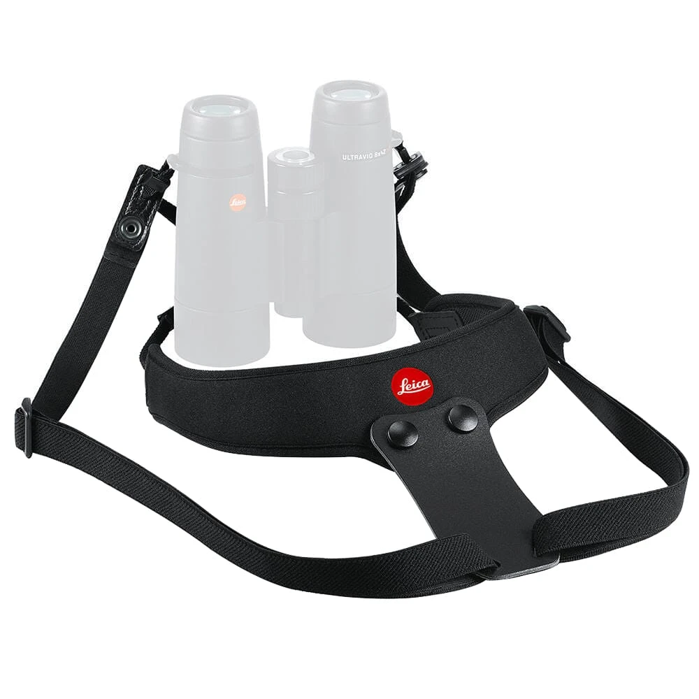 Leica Neoprene Bino Sport Strap - Pitch Black 42056