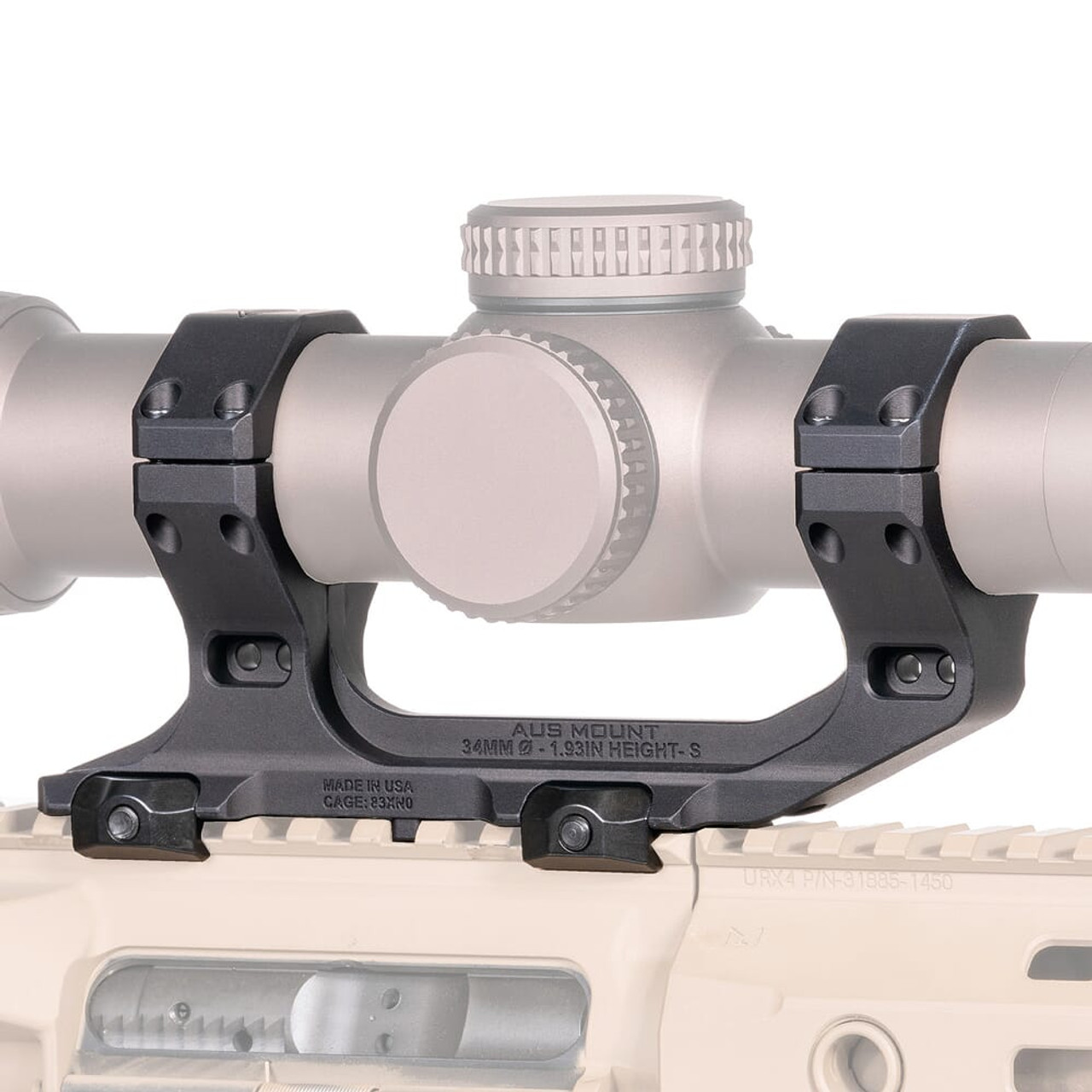 Reptilia AUS 34mm 1.93" Black Optic Mount 100-242