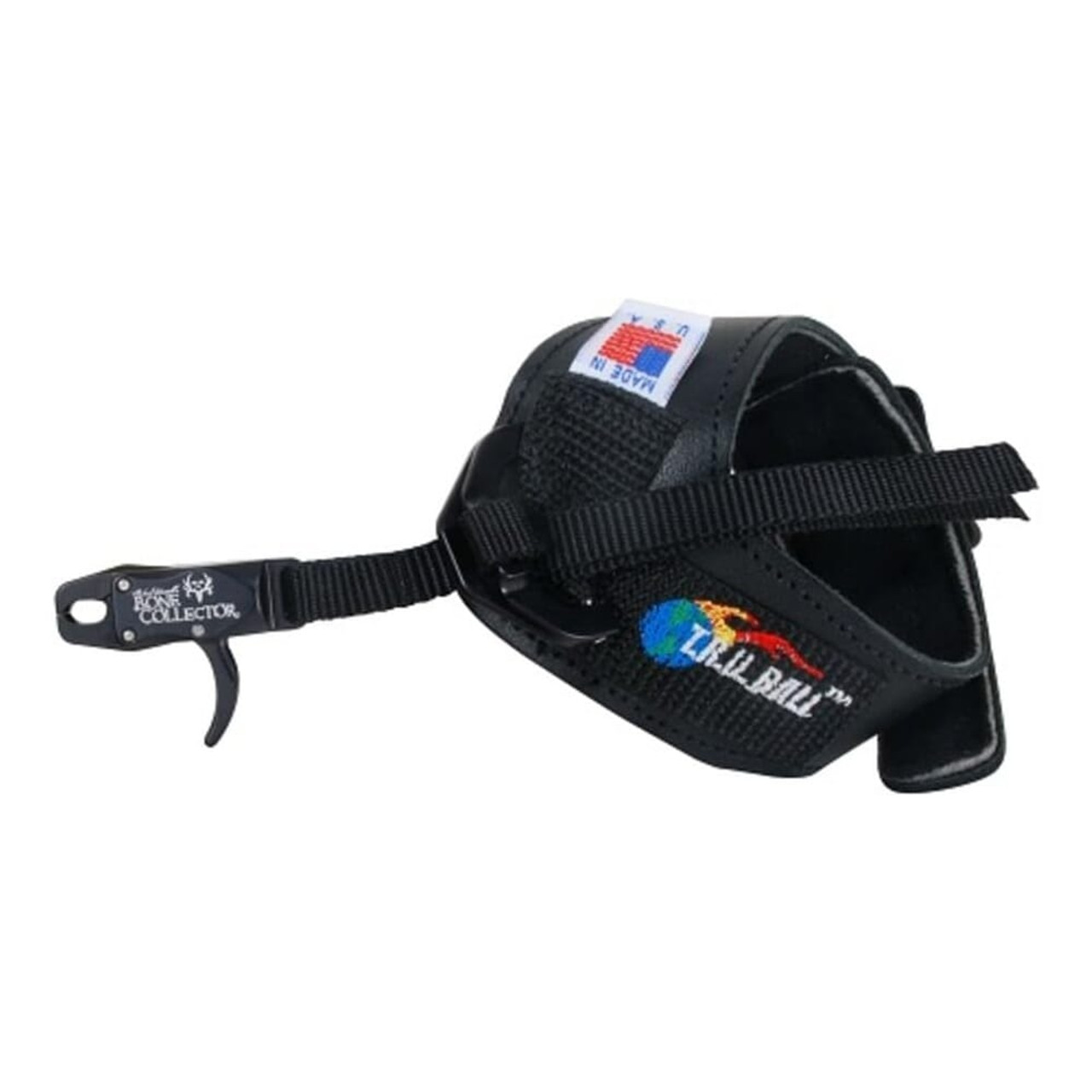 T.R.U. Ball Archery Bone Collector Scout Velcro Black XLarge Release BCSV-BK-XL