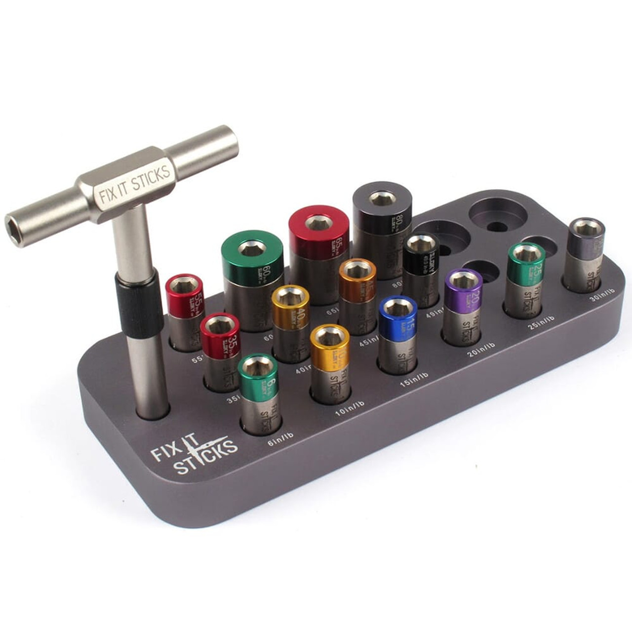 Fix It Sticks Bench Top Kit w/Plastic Base, 14 Torque Limiters & T-Handle BENK-FIS