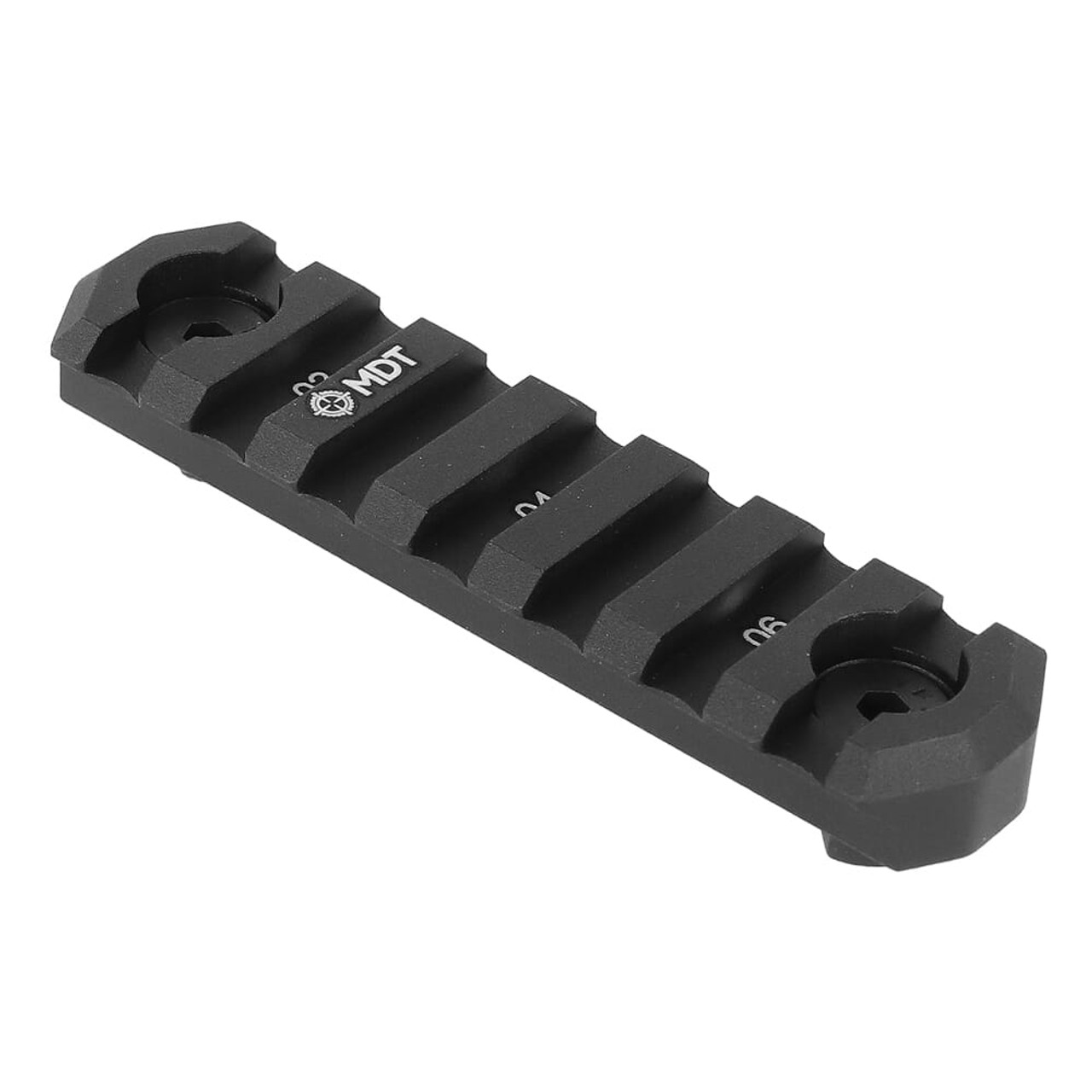 MDT M LOK 3.15" 7 Slots Blk Picatinny Rail 103454-BLK