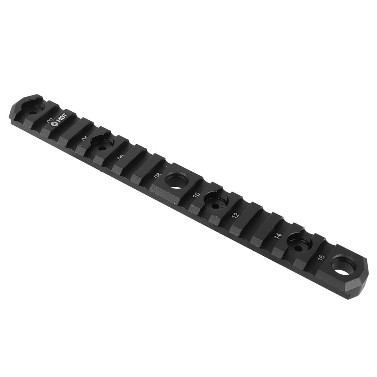 MDT M LOK 7.0" 15 Slots Blk Picatinny Rail 103457-BLK