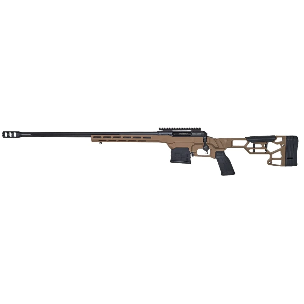Savage Arms 110 Precision LH 6.5 Creedmoor 24" 1:8" 5R 5/8x24 Bbl FDE Left Hand BA Rifle w/(1) 10rd Mag 57696