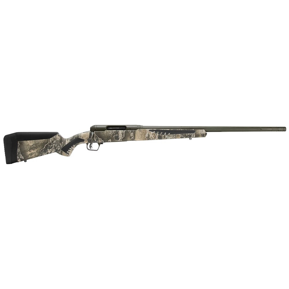 Savage Arms 110 Timberline .280 Ack Imp 22" 1:9" 5R 5/8x24 Bbl Realtree Excape/OD Green BA Rifle w/(1) 4rd Mag & Omni-Port Muzzle Brake 57748
