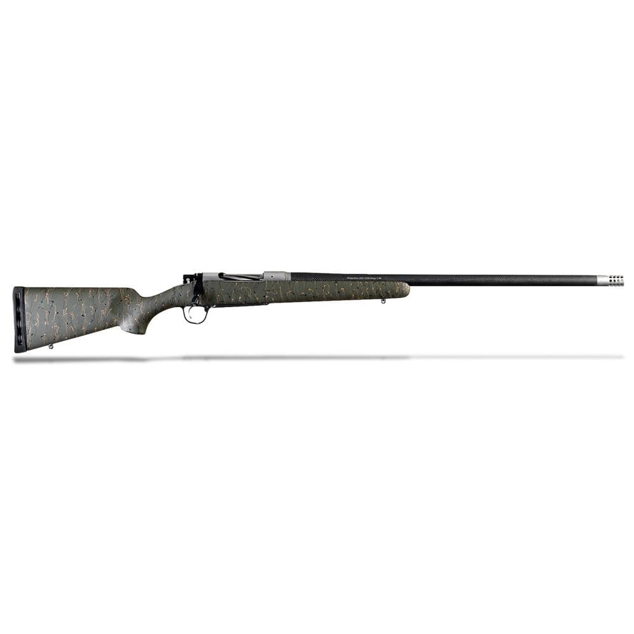 Christensen Arms Ridgeline 7mm-08 Rem Green W/ Black and Tan Webbing Rifle CA10299-A14313