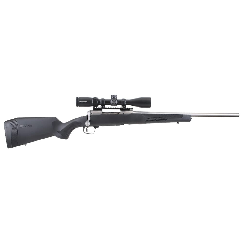 Savage Arms 110 Apex Storm XP 400 Legend 18" 1:16" Bbl Black/Stainless BA Rifle w/Vortex Crossfire II 3-9x40mm Scope, (1) 3rd Mag 58132