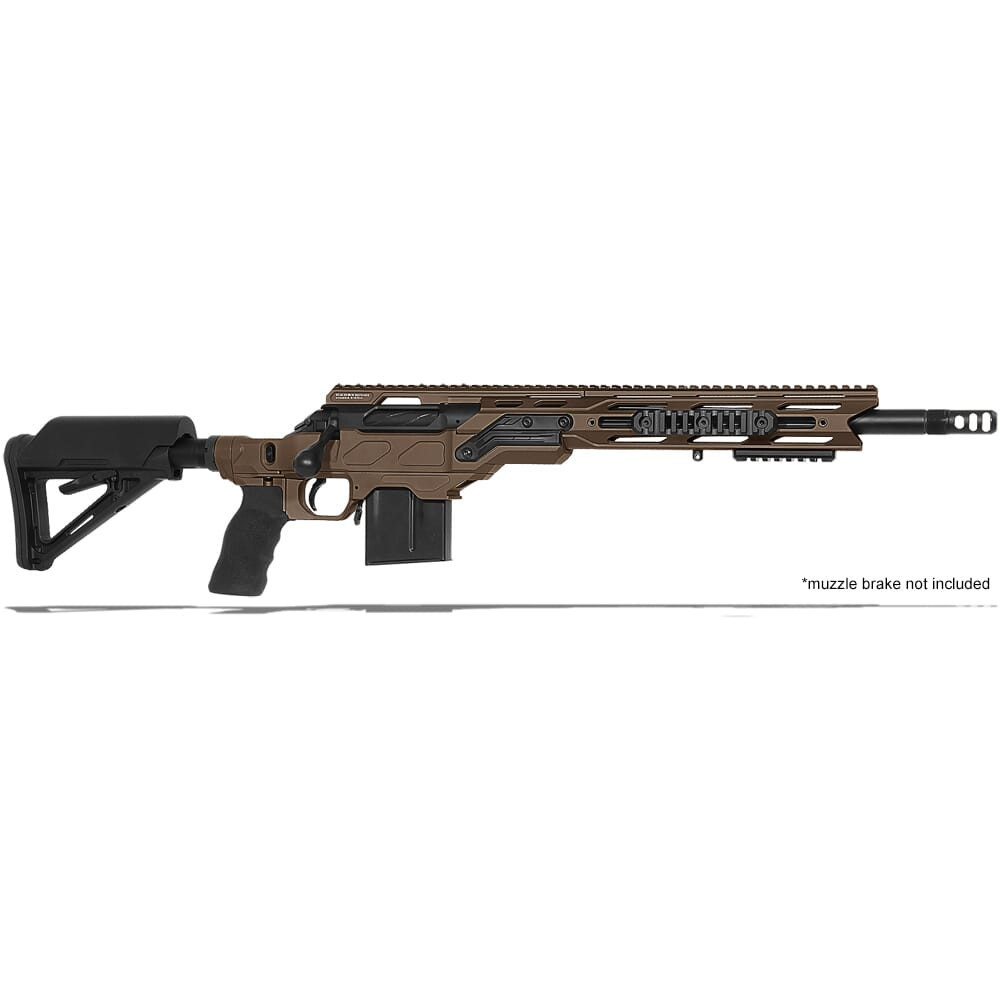 Cadex Defense CDX-R7 CPS (Takedown) SA 6.5 Creedmoor 16.5" 1:10" Bbl Hybrid SSV/Blk Rifle w/MX1 MB CDXR7-COPS-308-165-BR20-D2E1N-HSB