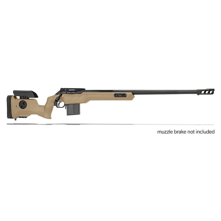 Cadex Defense CDX-R7 SHP SA 6.5 Creedmoor 26" 1:8" Bbl Integrated Stock Hybrid Tan/Blk Rifle w/MX2 ST MB CDXR7-SDOG-6.5-26-CI20-D1B1N-HTB