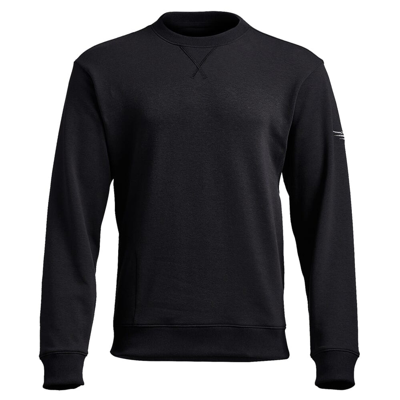 Sitka Gear Essential Crew Sweatshirt Sitka Black X Large 600201-BK-XL