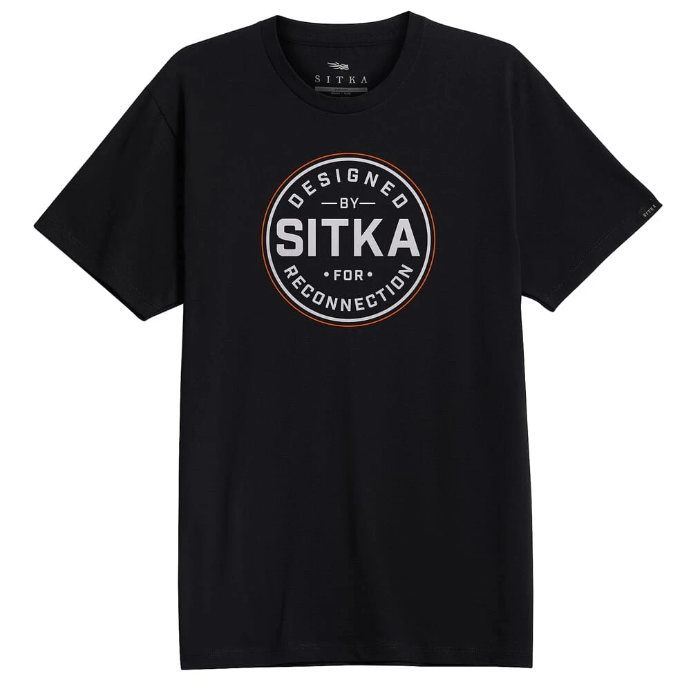 Sitka Gear Reconnection Tee Sitka Black Small 600225-BK-S