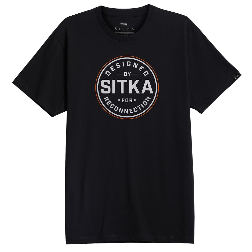Sitka Gear Reconnection Tee Sitka Black XX Large 600225-BK-XXL