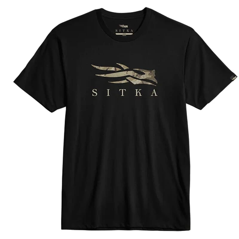 Sitka Gear Icon Optifade Tee Black Waterfowl Large 600302-BKWL-L