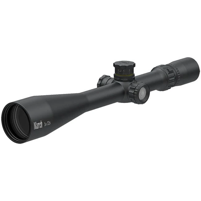 March Tactical 5-32x52 MTR-3 Reticle 1/8MOA Illuminated Riflescope D32V52TI