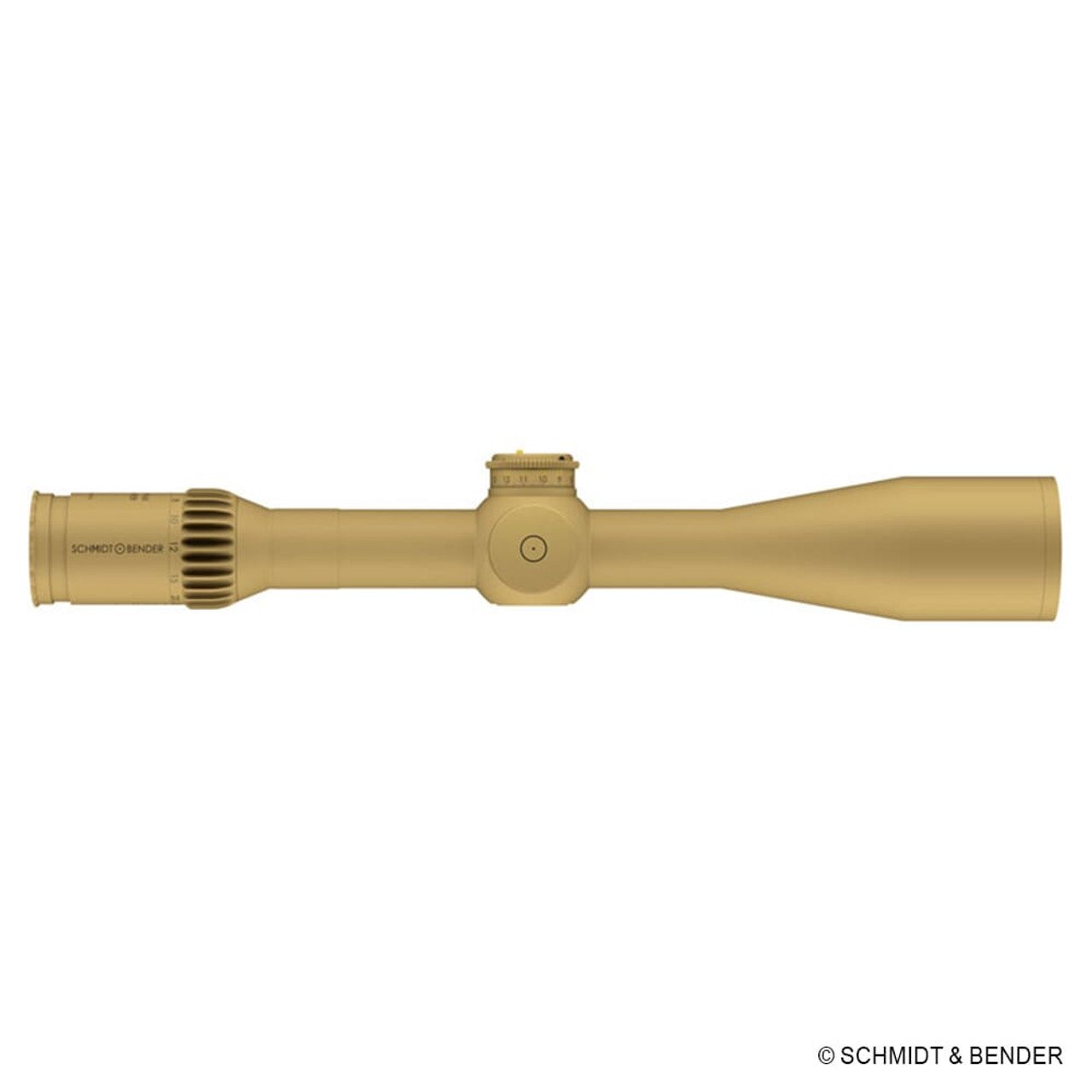 Schmidt Bender 5-45x56mm PM II High Power LP GR2ID 1cm ccw DT27 MTC LT / ST ZC CT RAL8000 Riflescope 666-945-422-G8-E8