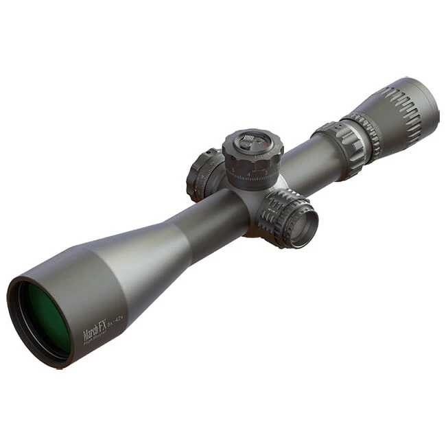 March FX Tactical 5-42x56 FML-3 Reticle 0.1 Mil Illuminated FFP Riflescope D42HV56WFIML