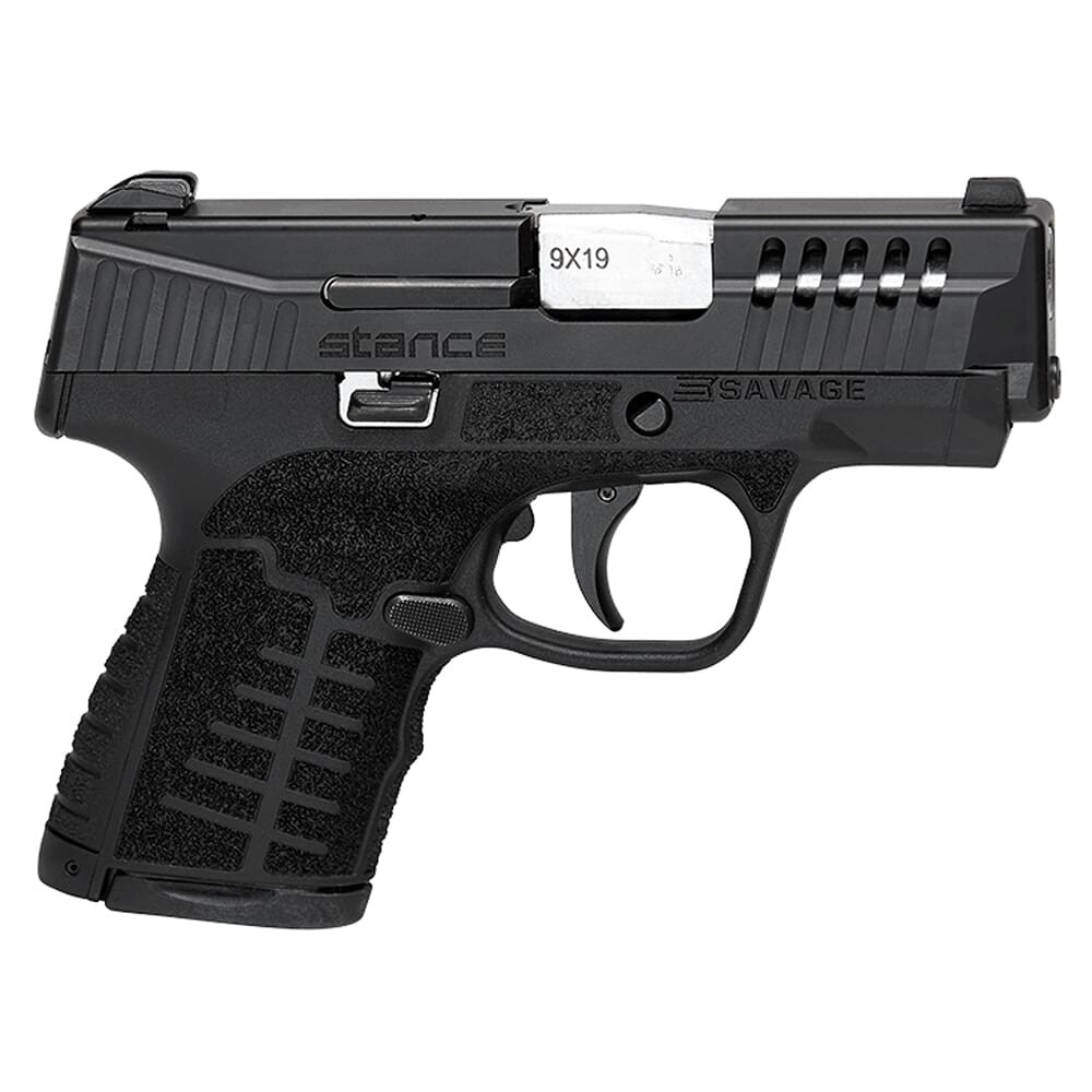 Savage Arms Stance MC9 9mm 3.2" 1:10" Bbl Black Semi-Auto Pistol w/(1) 7rd & (1) 8rd Mags 67001