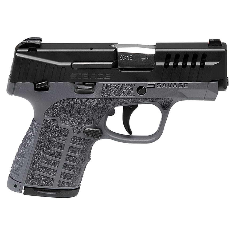 Savage Arms Stance MC9MS 9mm 3.2" 1:10" Bbl Gray Semi-Auto Pistol w/(1) 7rd & (1) 8rd Mags 67008