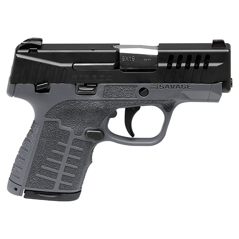 Savage Arms Stance MC9MS 9mm 3.2" 1:10" Bbl Gray Semi-Auto Pistol w/(1) 7rd & (1) 10rd Mags 67042