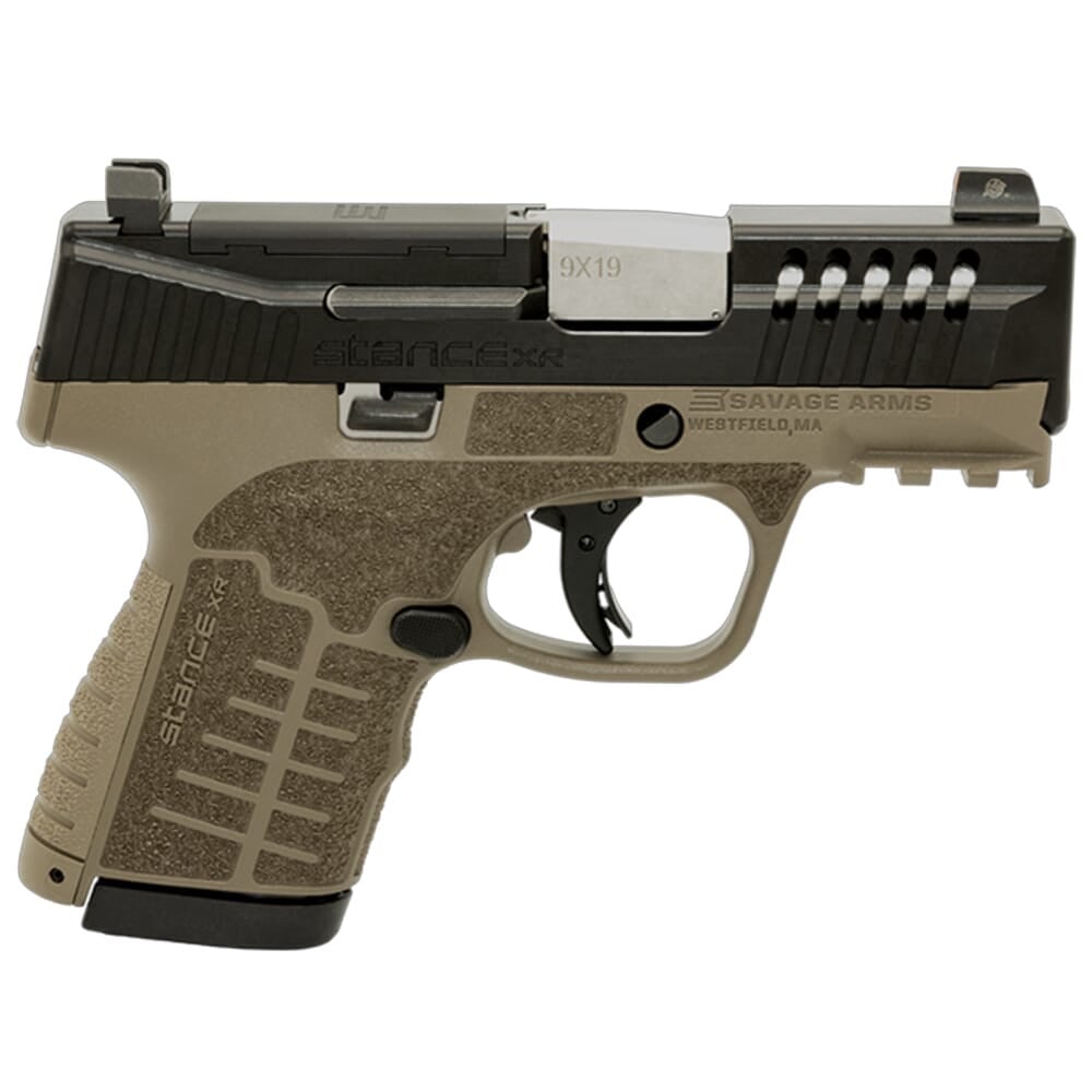 Savage Arms Stance XR MC9 9mm 3.2" 1:10" Bbl FDE Semi-Auto Pistol w/Night Sights 67065