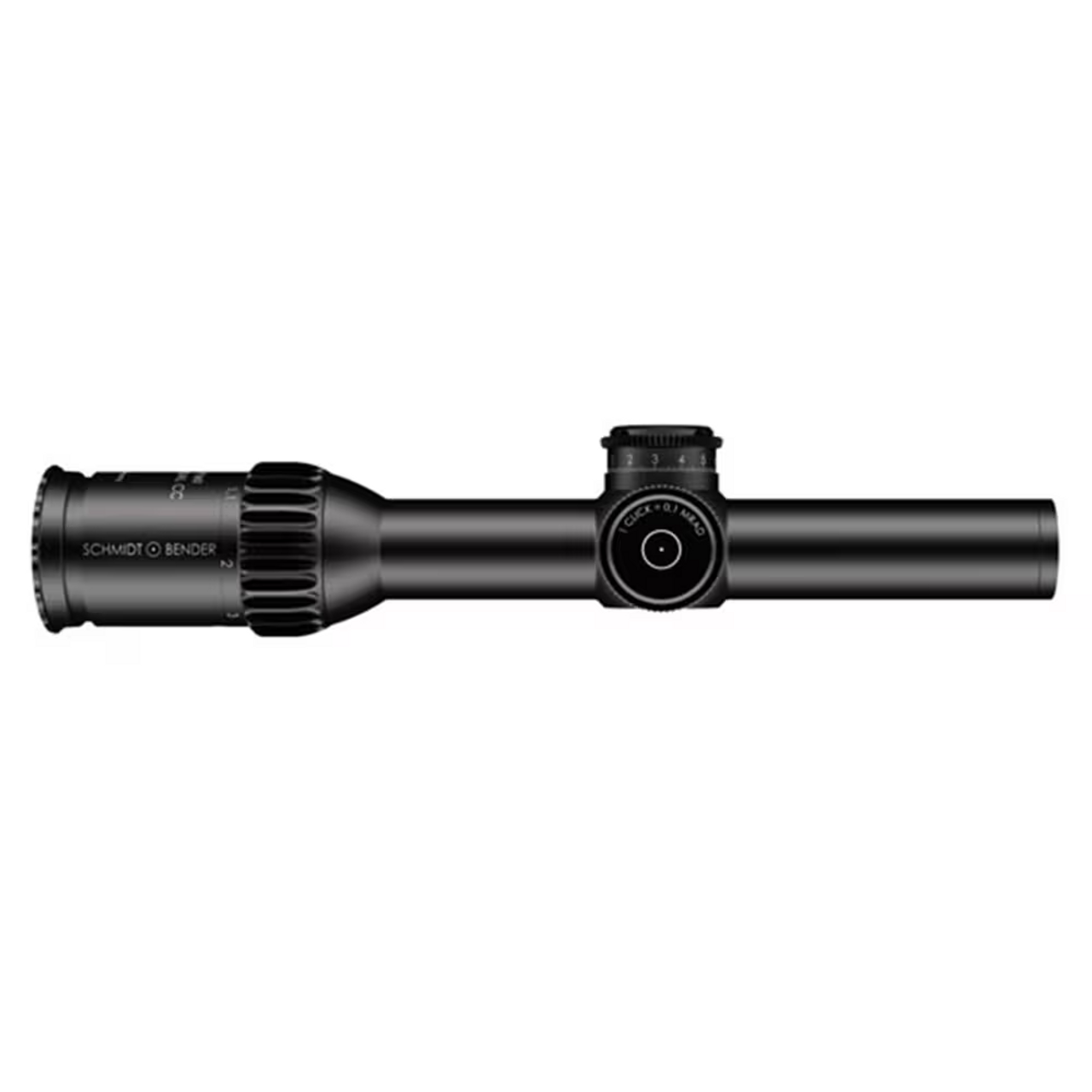 Schmidt Bender 1-8x24 PM II ShortDot Dual CC MDR ST LT MTC / ST LT ZC 0.1 mrad cw Black Riflescope 683-811-44E-K1-H1