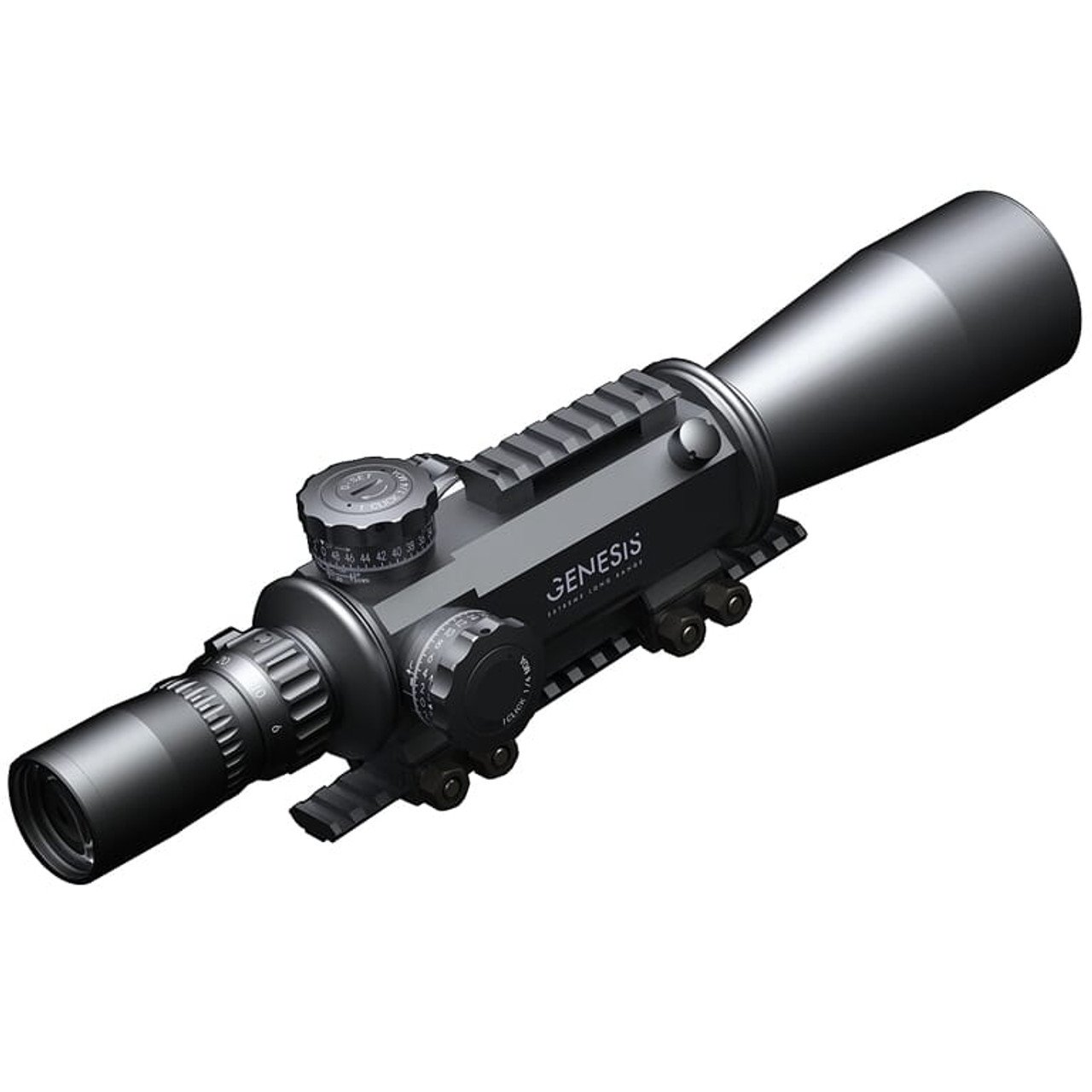 March Genesis Tactical 6x-60x56 FML-3 Reticle 0.05 MIL FFP Riflescope D60V56GFML-FML-3