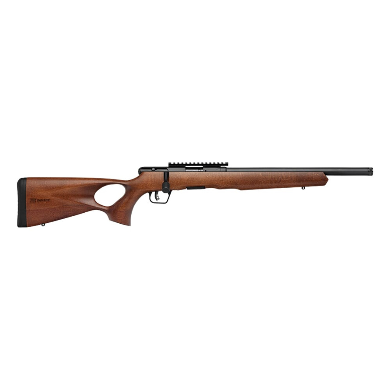Savage Arms B22 Timber Thumbhole .22 LR 18" 1:16" 1/2x28 Bbl Natural Beech Wood BA Rifle w/(1) 10rd Mag 70217