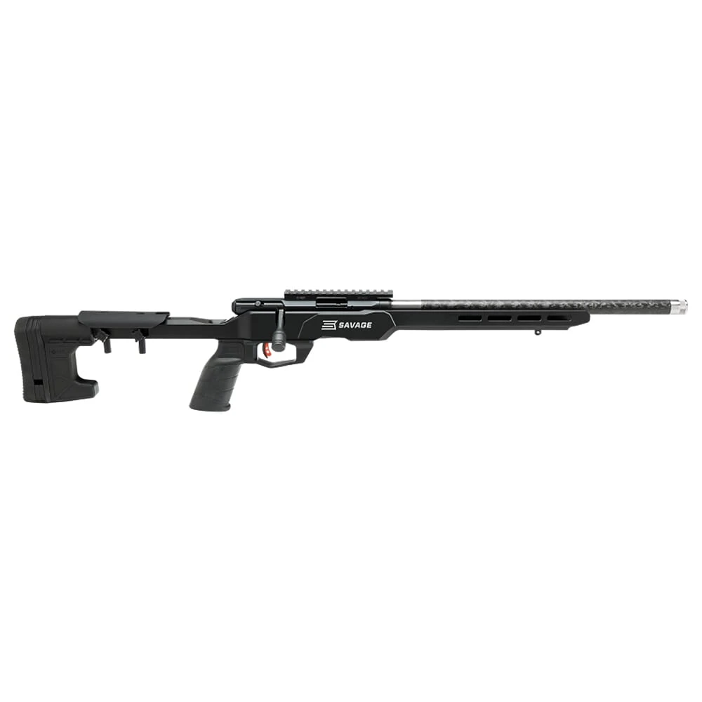 Savage Arms B22 Precision Lite .22 LR 18" 1:16" 1/2x28 Bbl Black Aluminum BA Rifle w/(1) 10rd Mag, Custom MDT 1pc Chassis & MDT Pistol Grip 70256