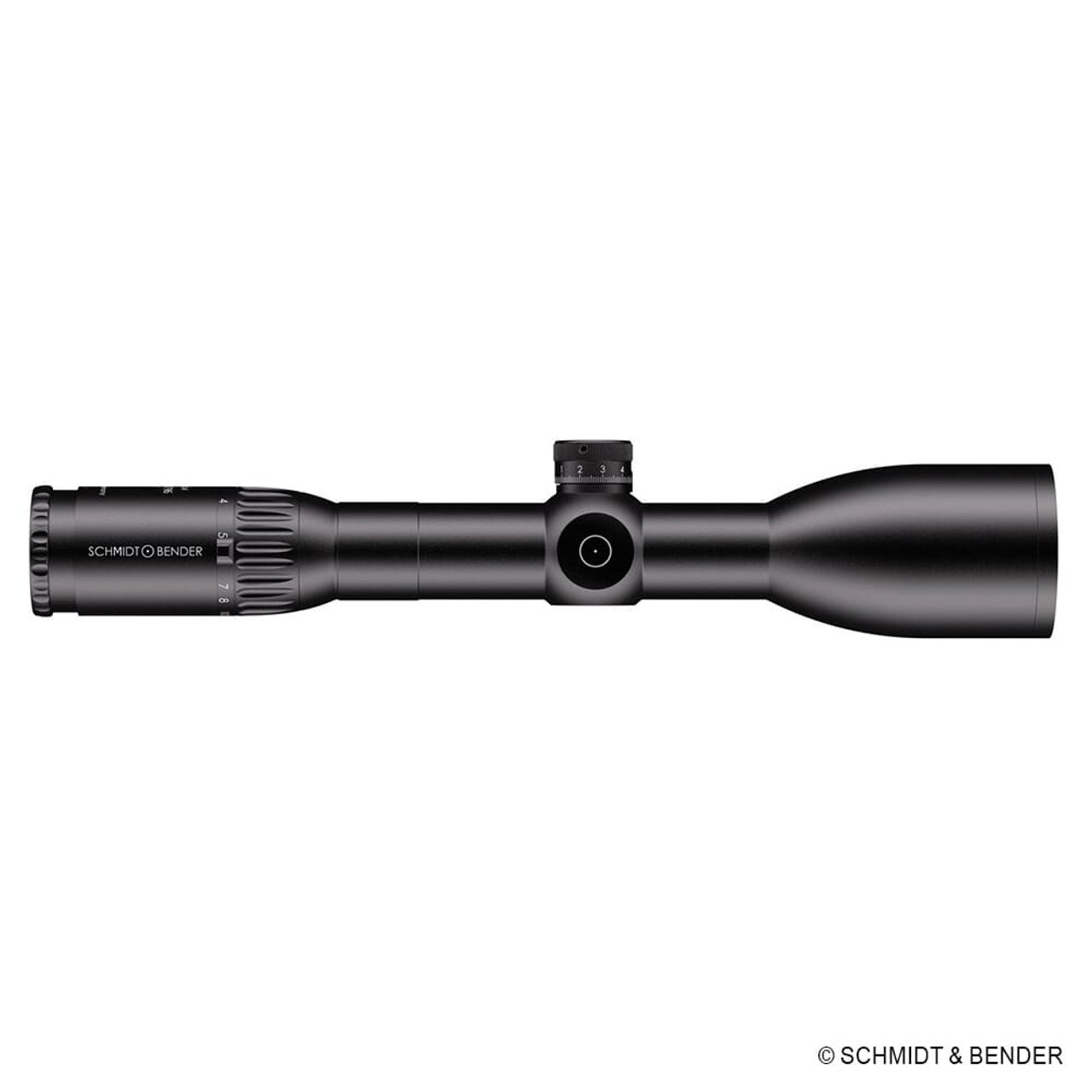 Schmidt & Bender Polar T96 P 3-12x54 D7 .1mrad 34mm CW BDC Riflescope 754-911-72D-E4-03