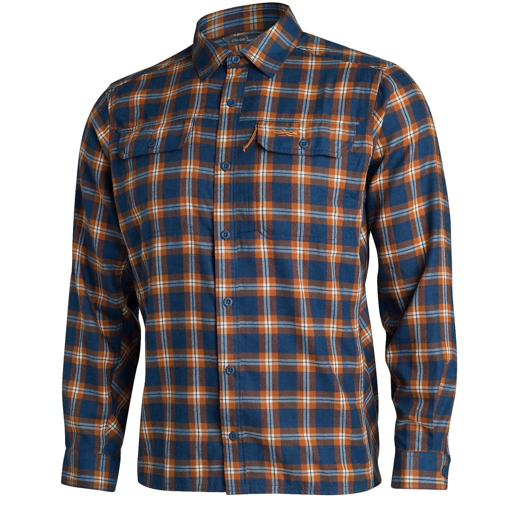 Sitka TTW Frontier Shirt Midnight Plaid Small 80011-MP-S