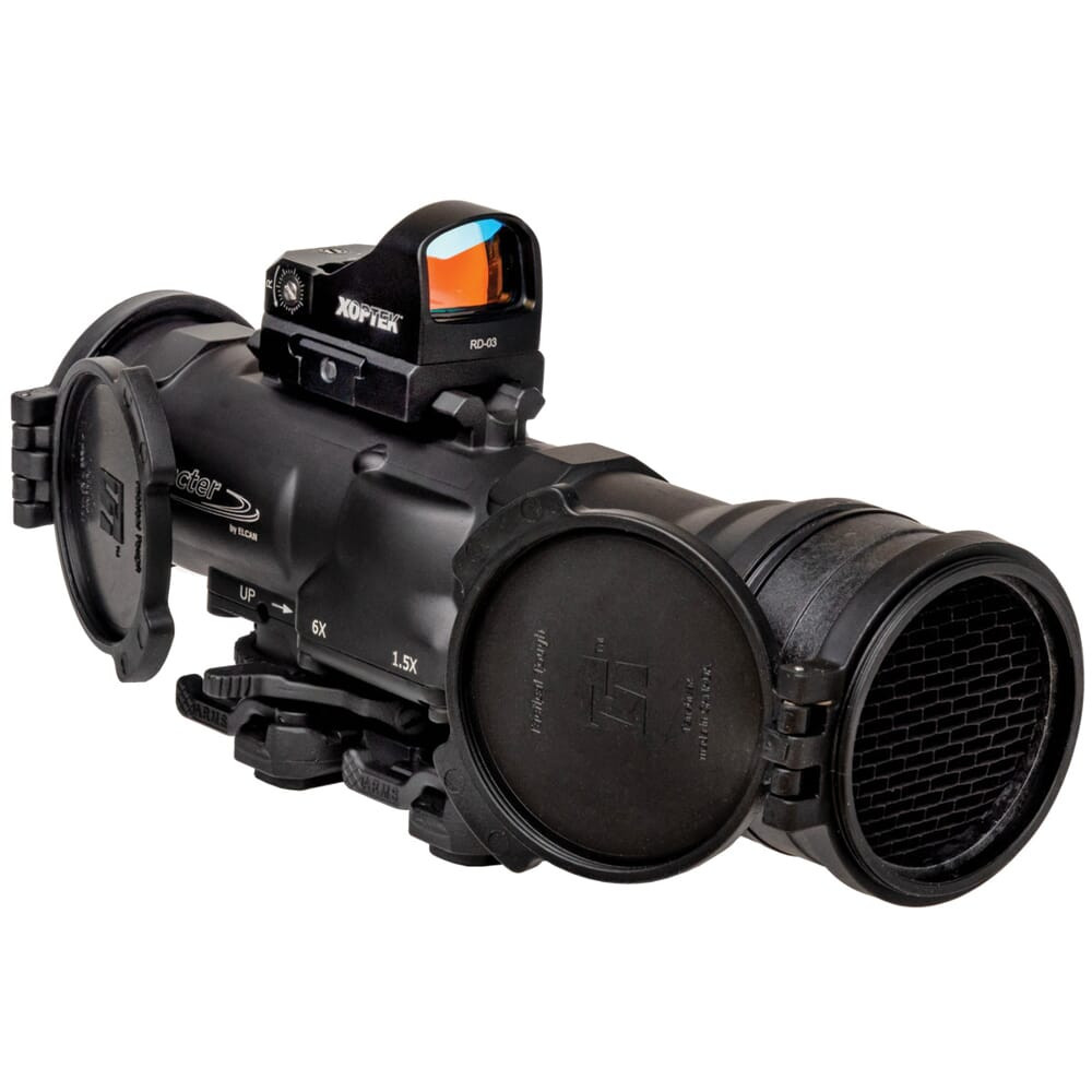 Elcan SpecterDR 1x/4x 7.62mm Riflescope w/Flip Covers ARD & 3MOA