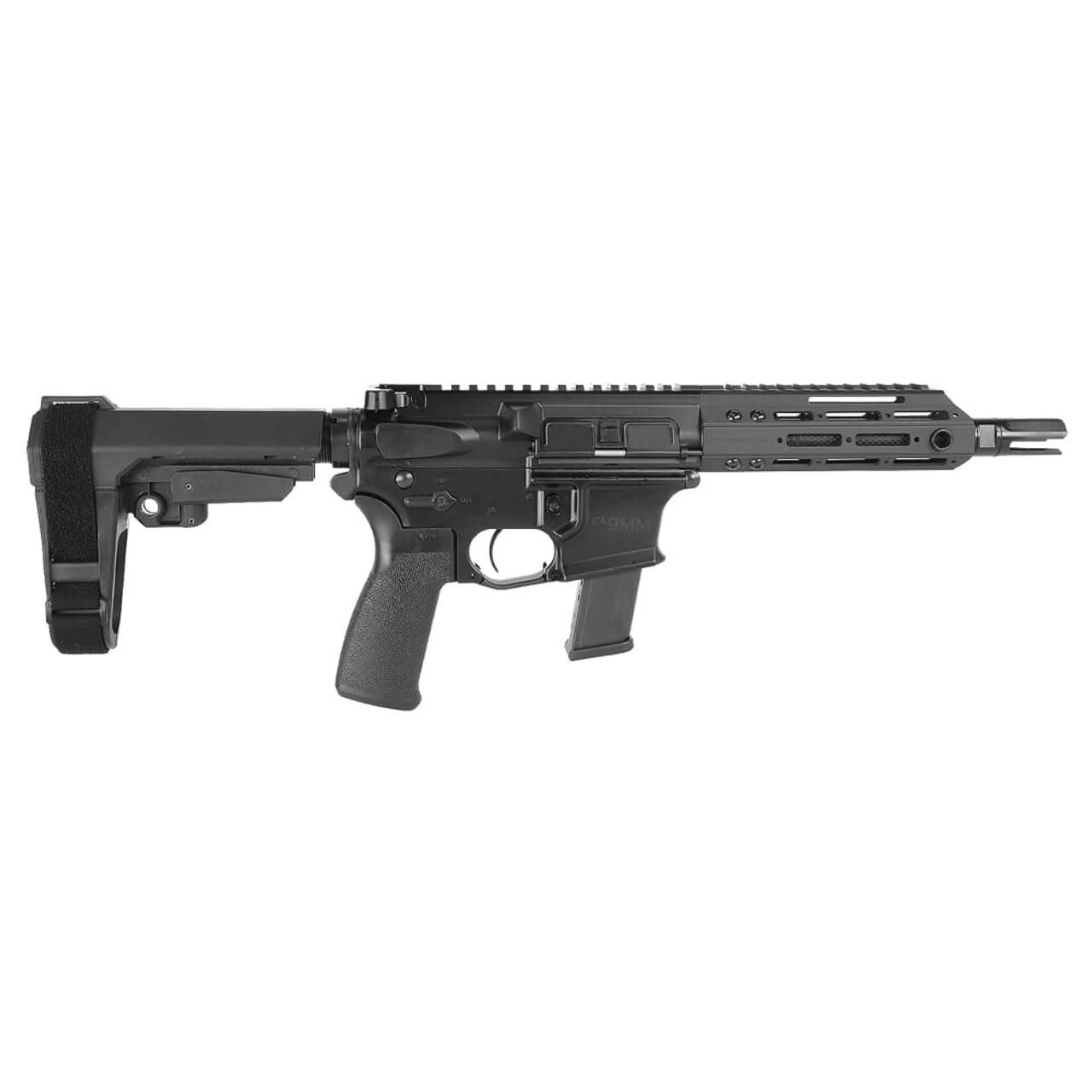Christensen Arms CA9MM 9mm 7.5" 1:10" Carbon Fiber Bbl M-LOK CO Compliant AR Pistol 801-11018-00