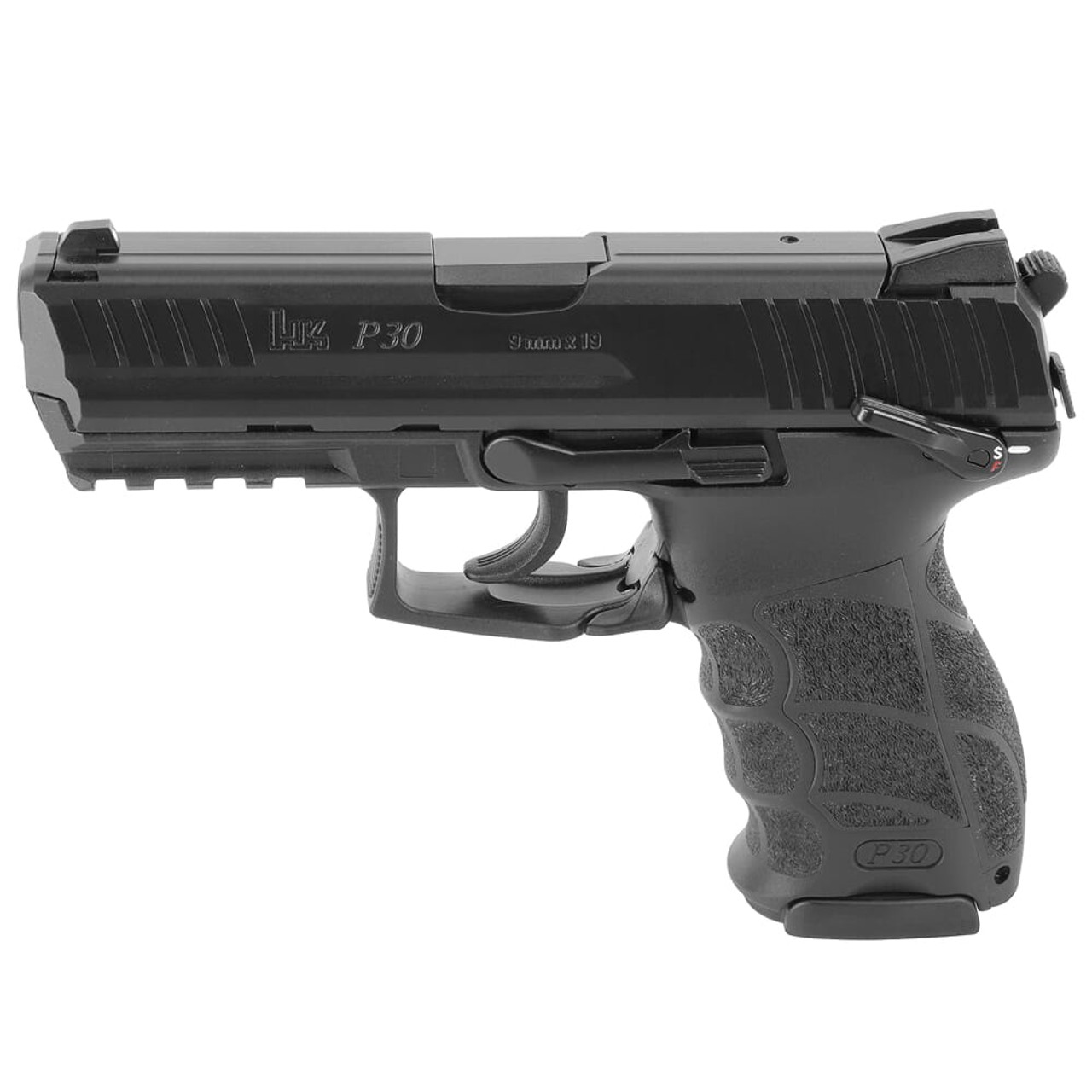HK P30S (V3) 9mm DA/SA Pistol w/ Ambi. Safety/Rear Decocking Button (2) 17rd Mags 81000111