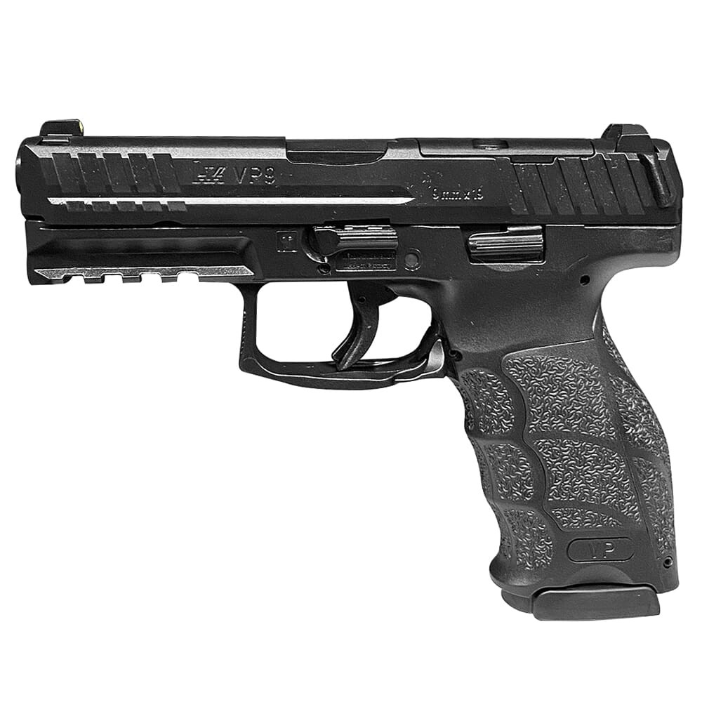 HK VP9-B 9mm Side Release Pistol w/(3) 17rd Magazines and Night
