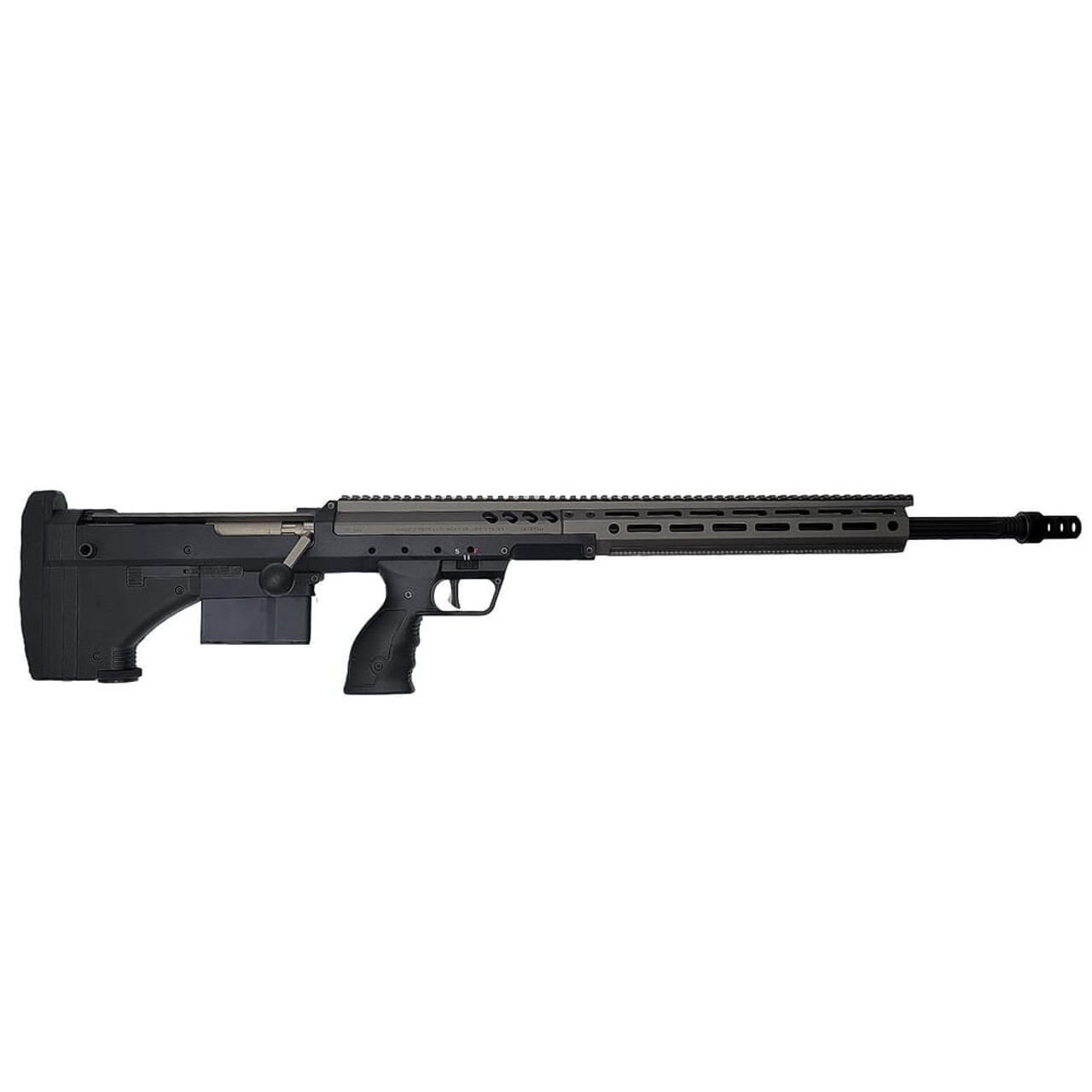 Desert Tech SRSA2 Standard .338 Lapua Mag 26" 1:8" 5/8x24" Bbl" 5rd Tungsten/Black Bolt-Action Rifle SRS-RF-S-G26R-TB