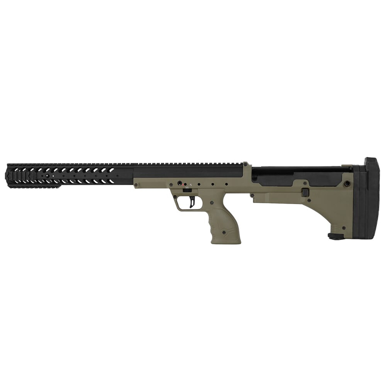 Desert Tech SRS (A1) LH Black with Dark Earth Stock DT-SRS-SBFM00L
