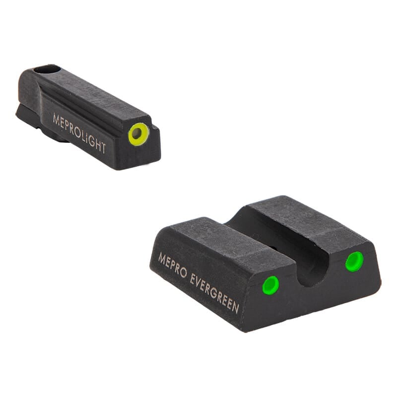 Meprolight Evergreen CZ P07/09 Yellow Ring/Green Pistol Sight Set 83300012