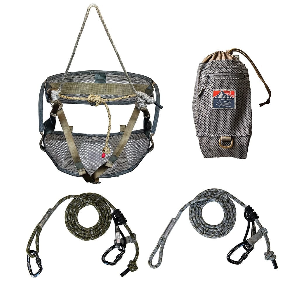 Latitude Outdoors Method 2 Saddle Starter Kit w/10mm Tether & Lineman Belt 850039447020