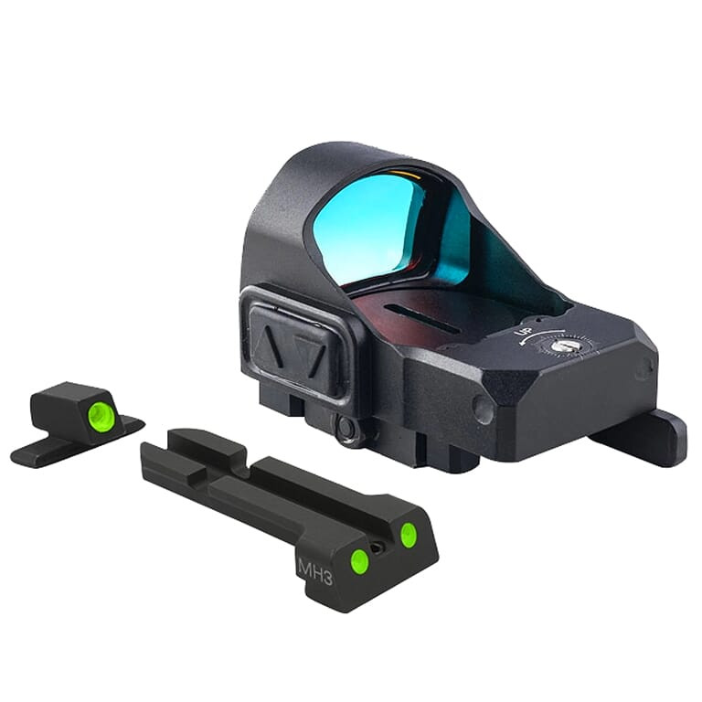 Meprolight microRDS S&W M&P Red Dot Sight Full Kit w/Backup Night